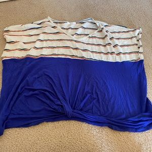 Cherish brand knot front top